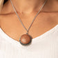 Mojave Moon - Brown - Paparazzi Necklace Image