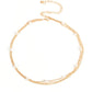 Daintily Dapper - Gold - Paparazzi Necklace Image
