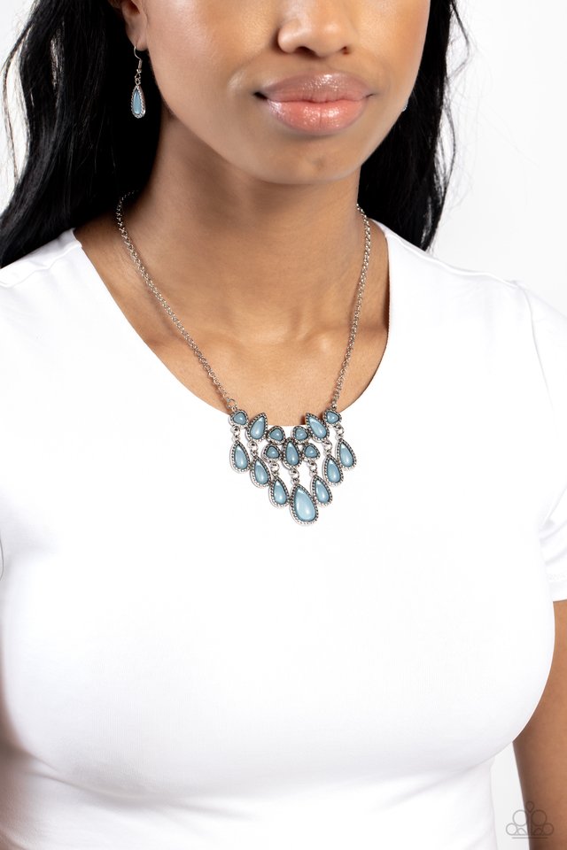 ​Exceptionally Ethereal - Blue - Paparazzi Necklace Image