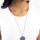 Solar Stunner - Blue - Paparazzi Necklace Image