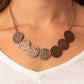 Flip a Coin - Copper - Paparazzi Necklace Image