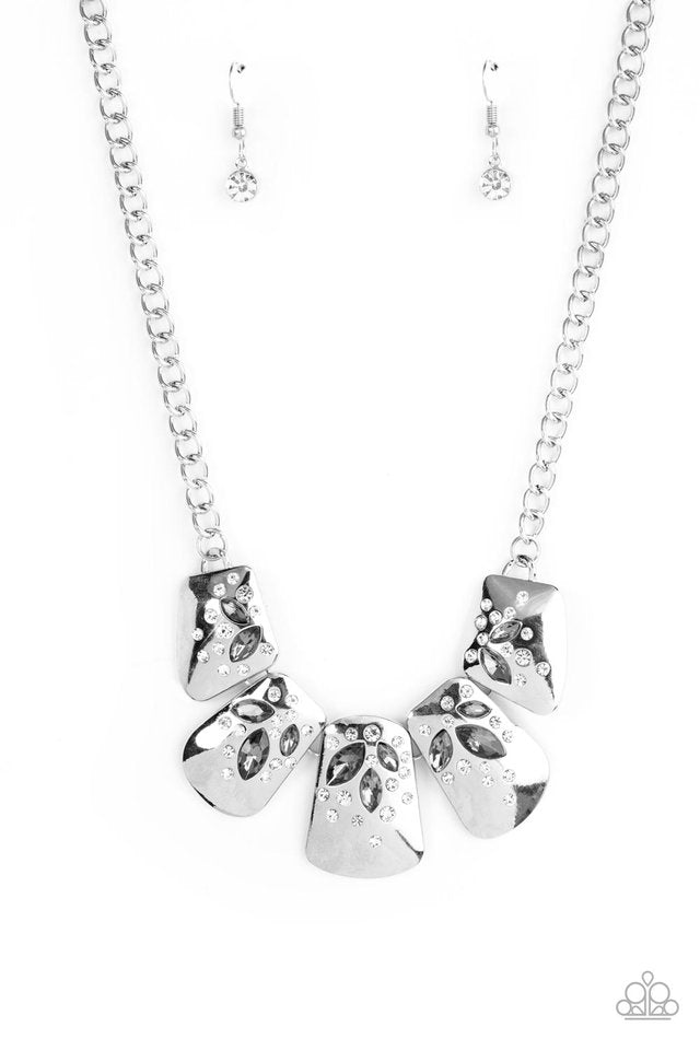 Jubilee Jingle - Silver - Paparazzi Necklace Image