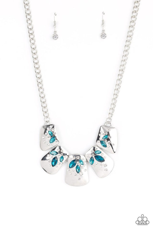 Jubilee Jingle - Blue - Paparazzi Necklace Image