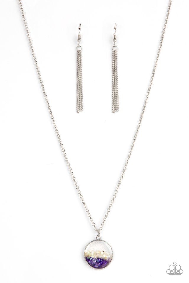 Completely Crushed - Purple - Paparazzi Necklace Image
