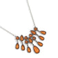 Exceptionally Ethereal - Orange - Paparazzi Necklace Image
