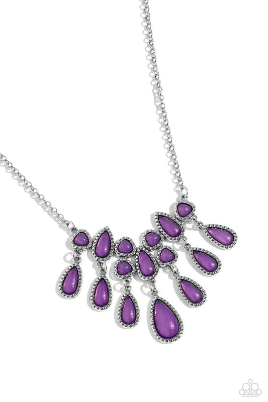 ​Exceptionally Ethereal - Purple - Paparazzi Necklace Image