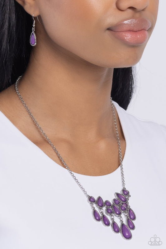 ​Exceptionally Ethereal - Purple - Paparazzi Necklace Image