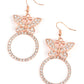 Paradise Found - Copper - Paparazzi Earring Image