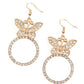 Paradise Found - Gold - Paparazzi Earring Image