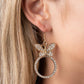 Paradise Found - Gold - Paparazzi Earring Image