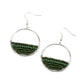 Head-Over-Horizons - Green - Paparazzi Earring Image