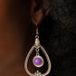 Rocky Mountain Royalty - Purple - Paparazzi Earring Image