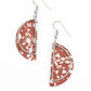 Flashdance Fashionista - Brown - Paparazzi Earring Image