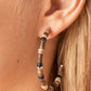 ​Effortlessly Earthy - Brown - Paparazzi Earring Image