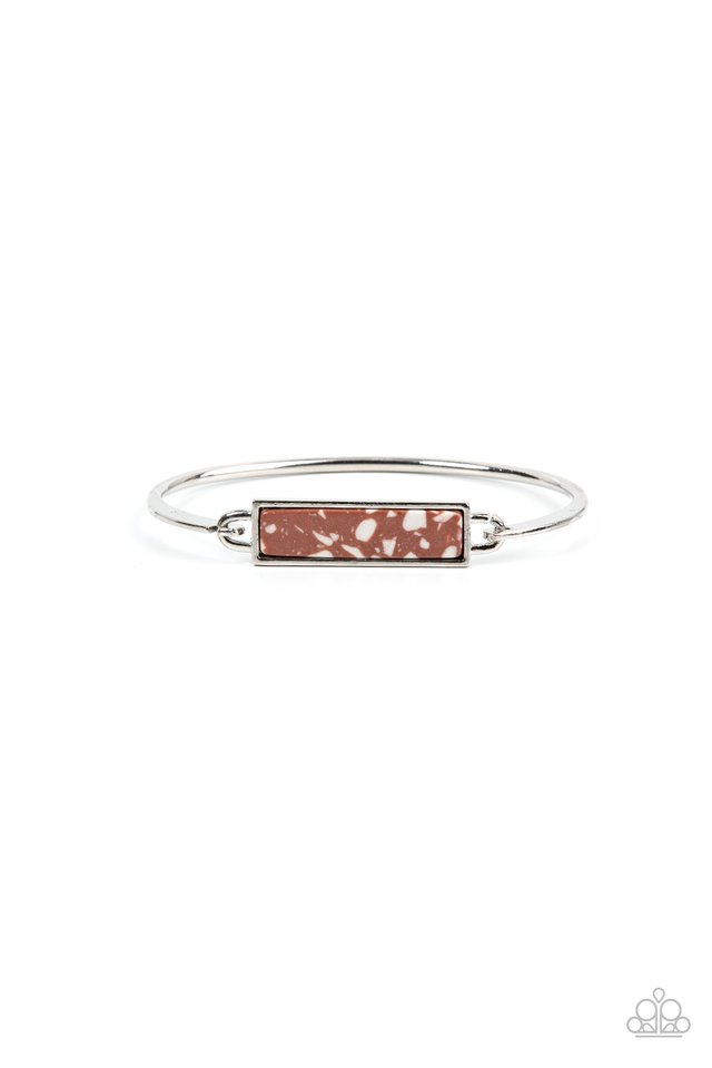 Terrazzo Tarot - Brown - Paparazzi Bracelet Image