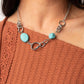 Sonoran Solo - Blue - Paparazzi Necklace Image