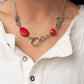 Sonoran Solo - Red - Paparazzi Necklace Image