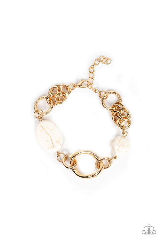 Hola, SONORA - White - Paparazzi Bracelet Image