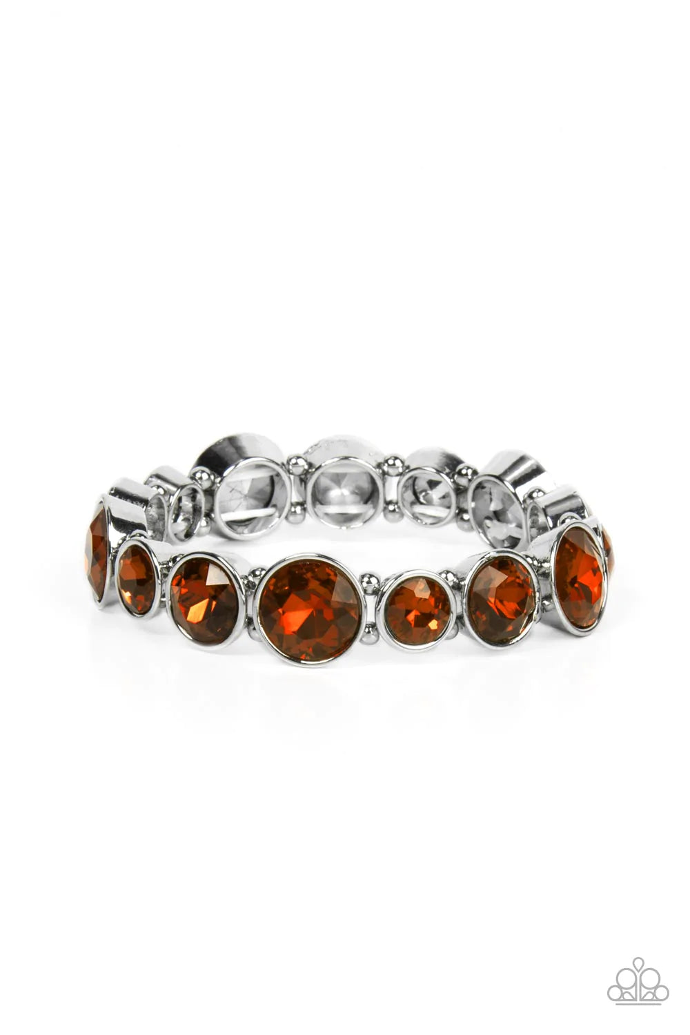 Paparazzi Bracelet ~ Twinkling Tease - Brown