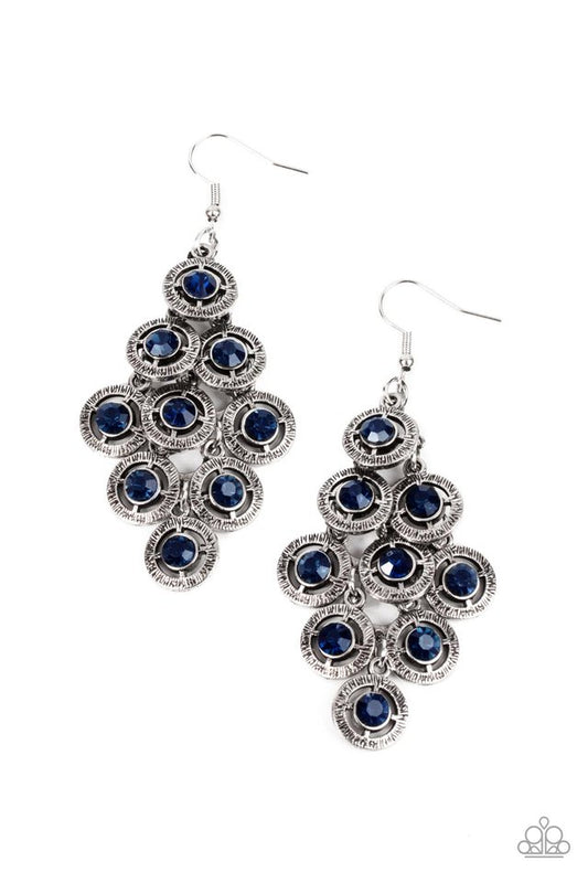 Constellation Cruise - Blue - Paparazzi Earring Image