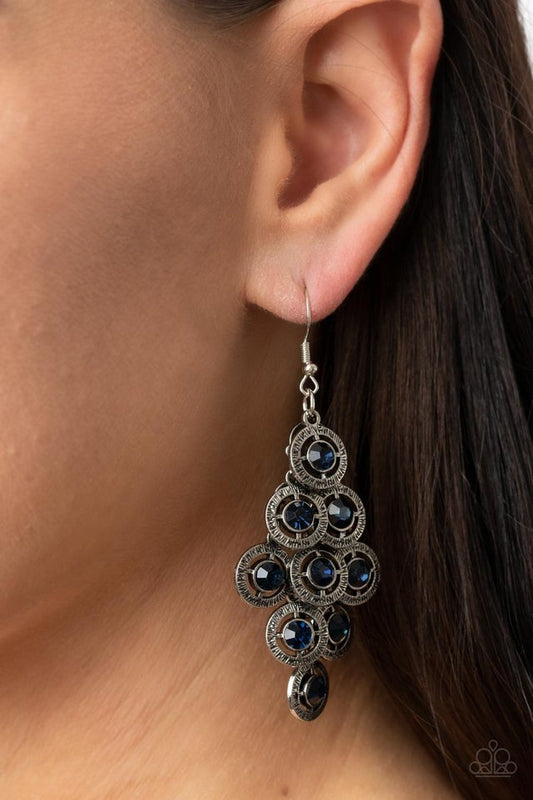 Constellation Cruise - Blue - Paparazzi Earring Image