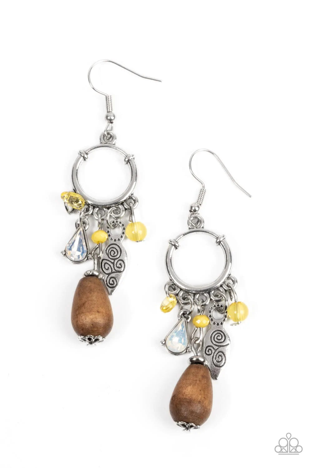 Paparazzi Earring ~ Bountiful Blessings - Yellow