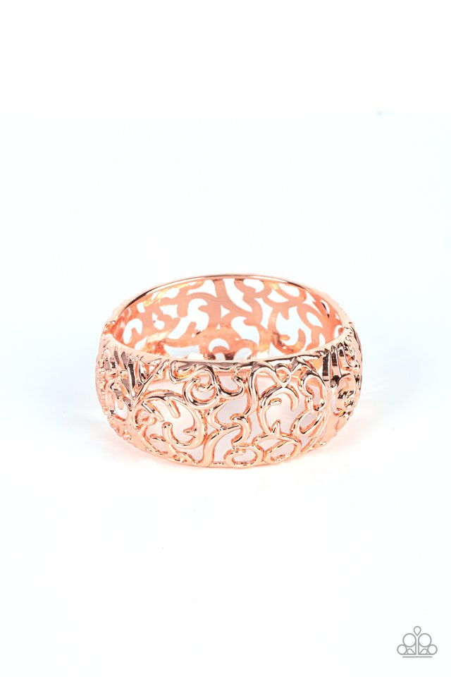 Courtyard Couture - Copper - Paparazzi Bracelet Image