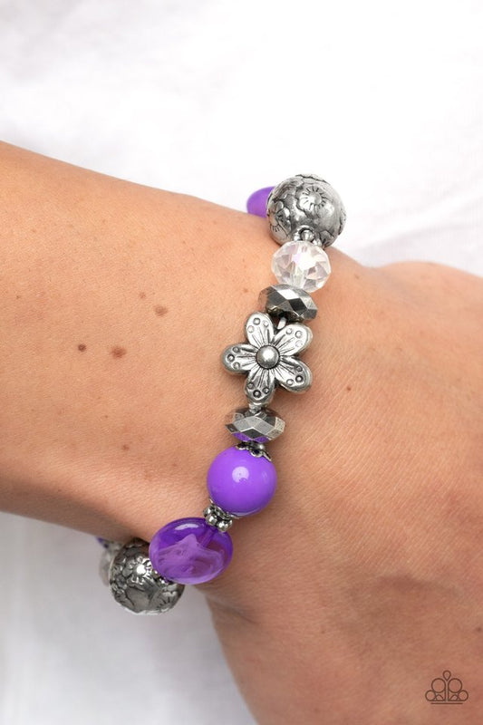 Pretty Persuasion - Purple - Paparazzi Bracelet Image