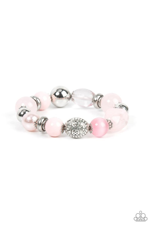 Tonal Takeover - Pink - Paparazzi Bracelet Image