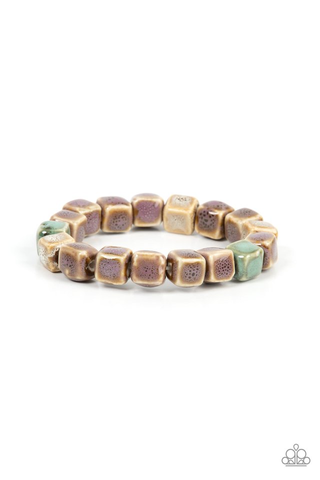 Glaze Craze - Purple - Paparazzi Bracelet Image