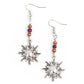 Sunshiny Days - Purple - Paparazzi Earring Image