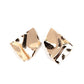 ​Modern Maverick - Gold - Paparazzi Earring Image