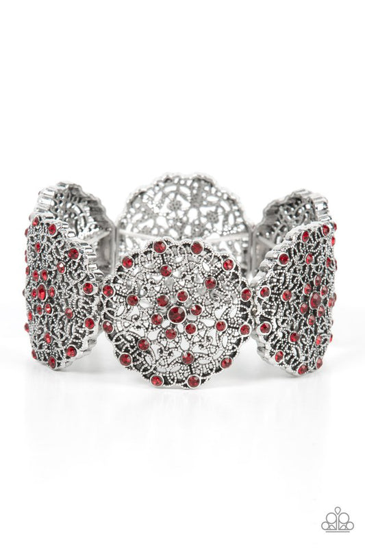 All in the Details - Red - Paparazzi Bracelet Image