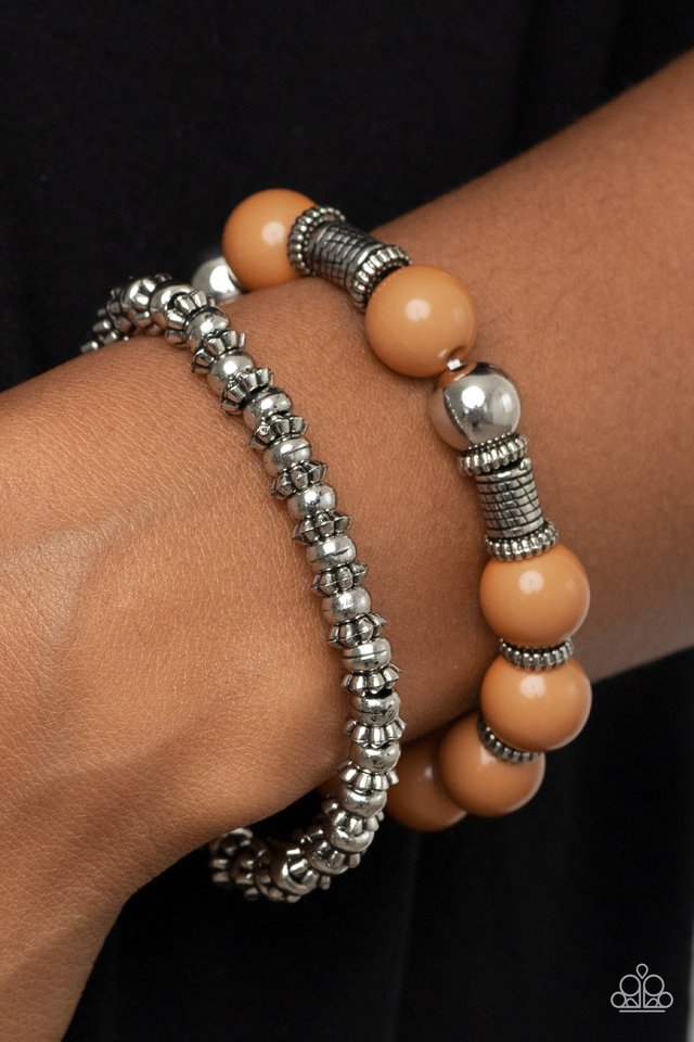 Walk This SWAY - Brown - Paparazzi Bracelet Image