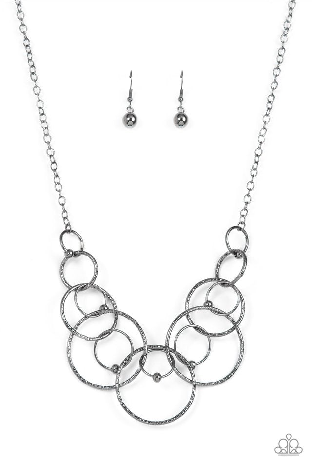 ​Encircled in Elegance - Black - Paparazzi Necklace Image