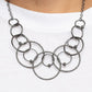 ​Encircled in Elegance - Black - Paparazzi Necklace Image