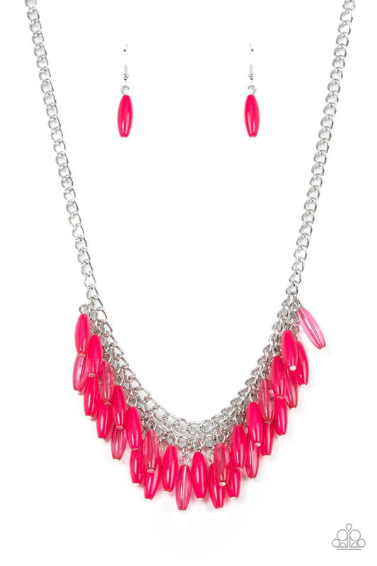 Beach House Hustle - Pink - Paparazzi Necklace Image