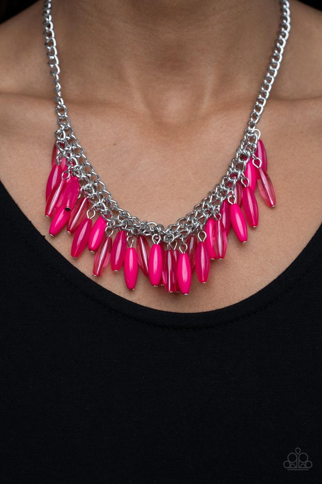 Beach House Hustle - Pink - Paparazzi Necklace Image