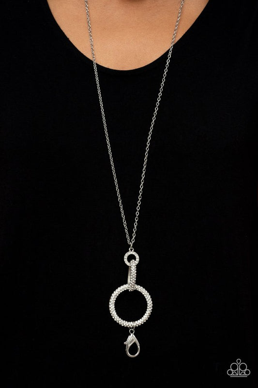 ​Radiant Ringleader - White - Paparazzi Necklace Image