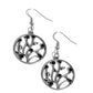 Bedazzlingly Branching - Black - Paparazzi Earring Image