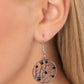 Bedazzlingly Branching - Black - Paparazzi Earring Image