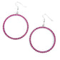 Head-Turning Halo - Pink - Paparazzi Earring Image