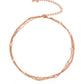 Daintily Dapper - Copper - Paparazzi Necklace Image