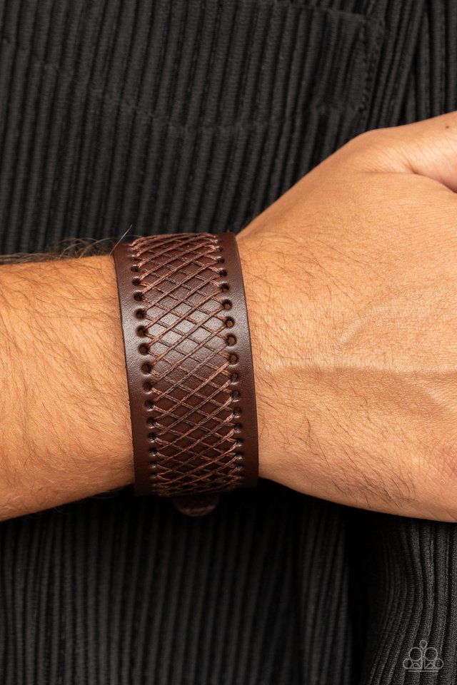 Drifter Discovery - Brown - Paparazzi Bracelet Image