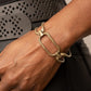 ​Civic Chic - Brass - Paparazzi Bracelet Image