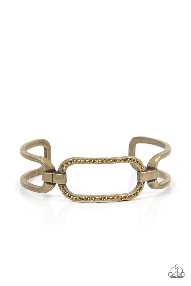 ​Civic Chic - Brass - Paparazzi Bracelet Image