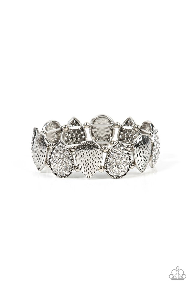 Playing Favorites - White - Paparazzi Bracelet Image