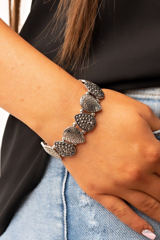 Playing Favorites - Silver - Paparazzi Bracelet Image