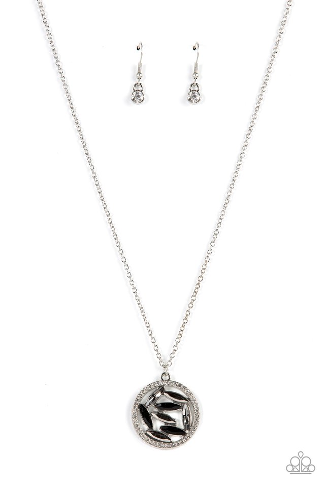 Paparazzi Necklace Head-Spinning Sparkle Black – Paparazzi