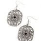 Greco-Roman Romance - Black - Paparazzi Earring Image